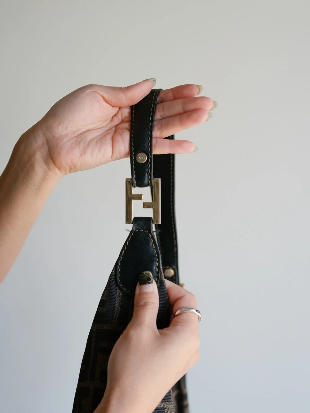 Fendi hobo zucca bag